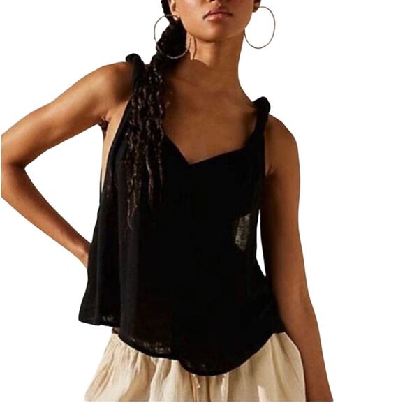 Free People Tops - Free People / Massima Reversible Gauze Tank / Boho Lounge Tank Top